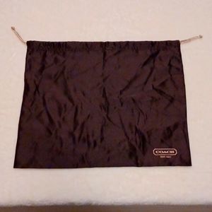 Brown Satin Coach Dustbag